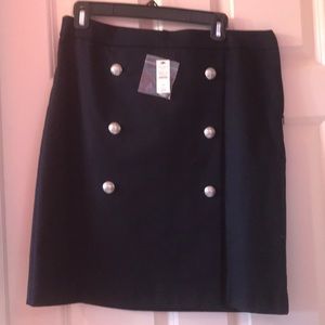 Talbots navy skirt